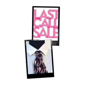 GEORGE MACHADO ~ Black, White, Burgundy Paisley Neck Tie Italian Silk